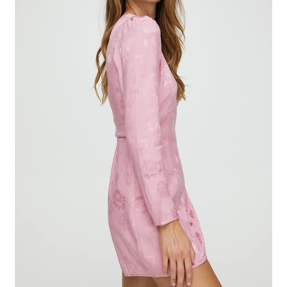 Wilfred Satin Wrap Dress - Picture 2 of 7